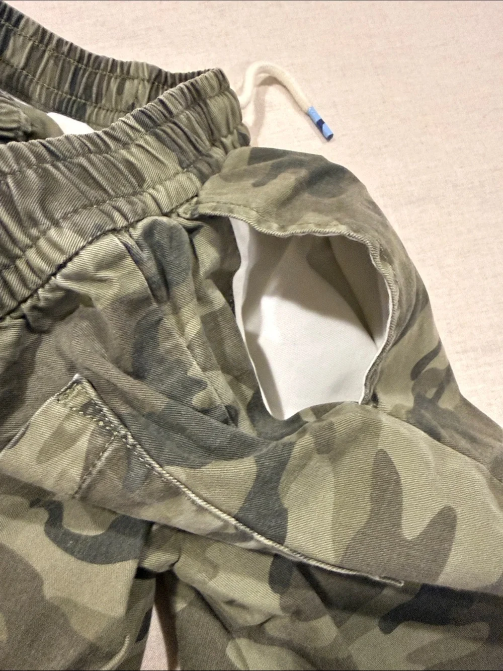 GAP Camo Pull-On Shorts in Olive Green